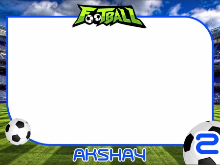 Football  Customized Theme PhotoBooth on Sale