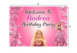 Barbie Theme  Customized Welcome Board Online Sale