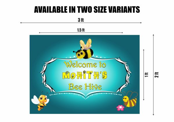 Bumble Bee Personalized  Theme Welcome Board Online