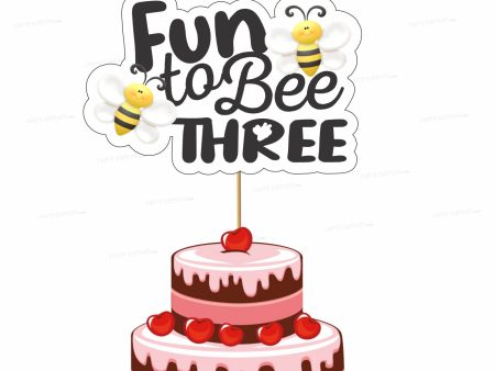 Bumble Bee Theme Customized Cake Topper Discount