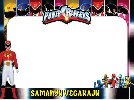 Power Rangers Theme PhotoBooth For Sale