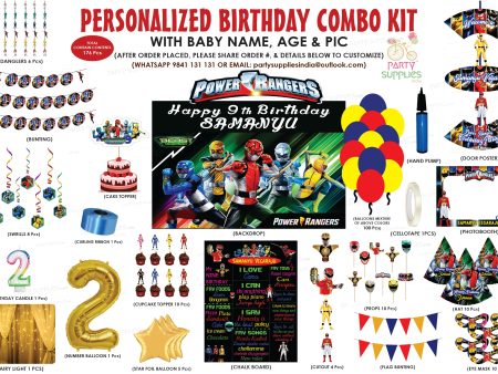 Power Rangers Theme Premium Combo Kit Discount