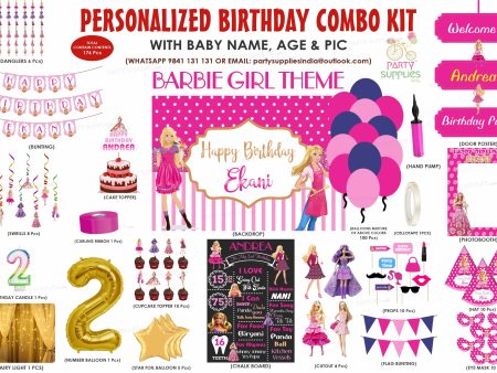 Barbie Theme Premium Combo Kit Fashion