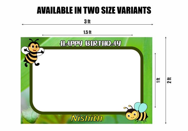 Bumble Bee Customized Theme PhotoBooth For Cheap