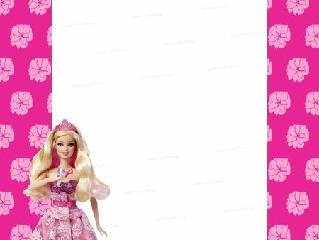 Barbie Theme Personalized PhotoBooth For Discount