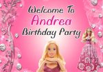 Barbie Theme  Customized Welcome Board Online Sale