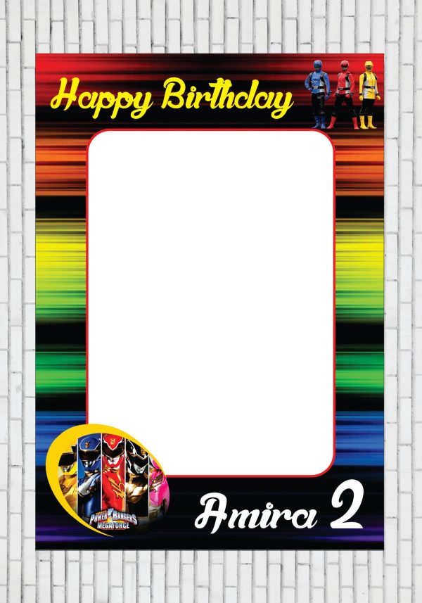 Power Rangers Theme Classic PhotoBooth Discount