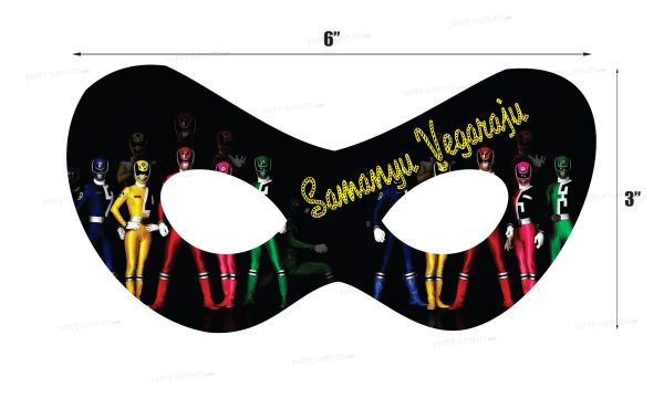 Power Rangers Theme Eye Mask Discount