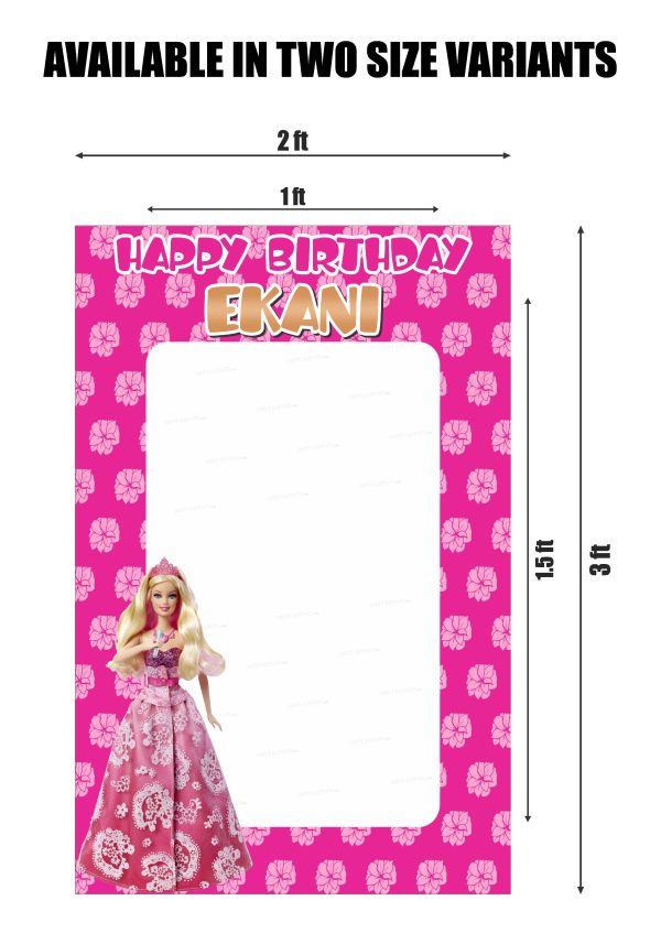 Barbie Theme Personalized PhotoBooth For Discount