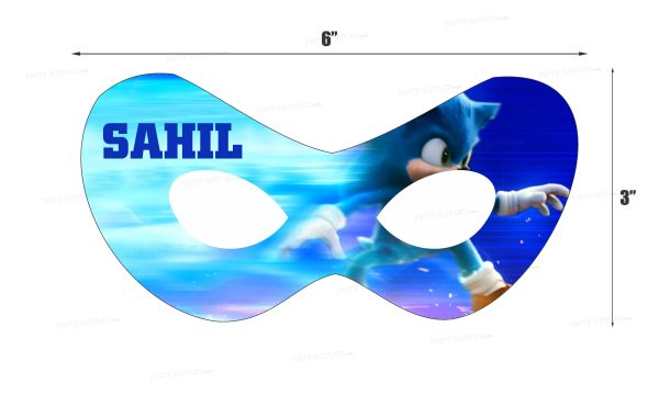 Sonic the Hedgehog Theme Personalized Eye Mask For Discount