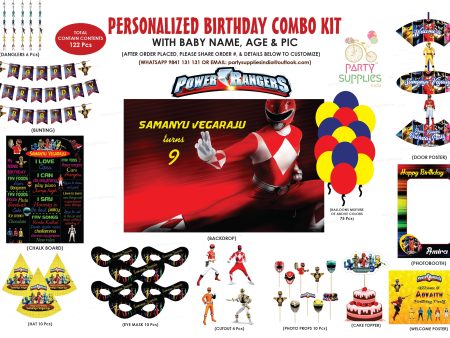 Power Rangers Theme Classic Combo Kit For Cheap