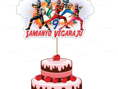 Power Rangers Theme Cake Topper Online