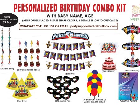 Power Rangers Theme Preferred Combo Kit For Sale