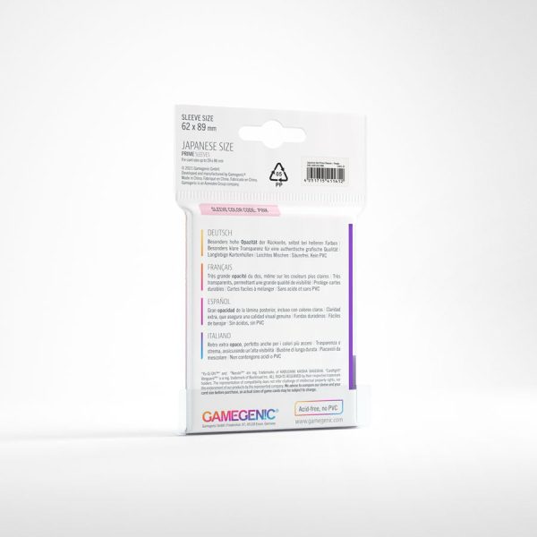 Gamegenic -  Japanese Size Prime Sleeves - Purple (60ct) For Sale