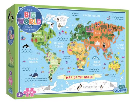 Puzzle - Gibsons - It s a Big World (24XXL Pieces) Discount