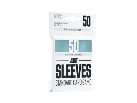 Just Sleeves: Standard Card Game - Clear (50ct) Sale