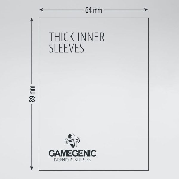 Gamegenic - Thick Inner Sleeves (50ct) on Sale