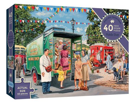 Puzzle - Gibsons - Mobile Shop (40 Pieces) For Sale