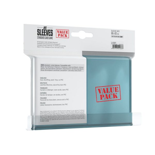 Just Sleeves: Value Pack Clear (250ct) Online