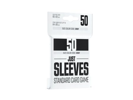 Just Sleeves: Standard Card Game - Black (50ct) For Cheap