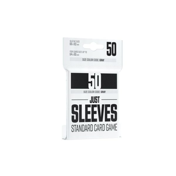 Just Sleeves: Standard Card Game - Black (50ct) For Cheap